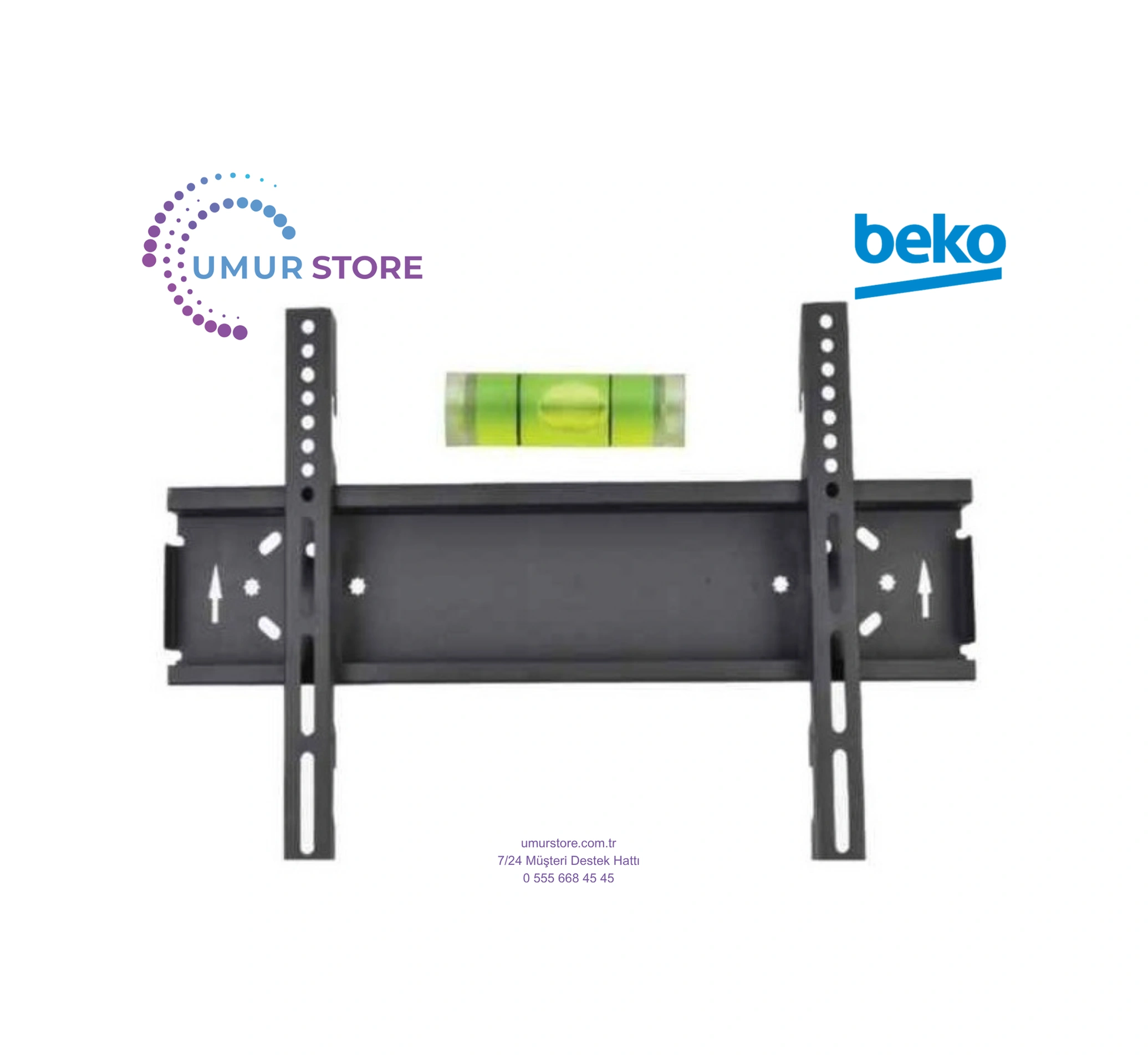 Beko Uyumlu Crystal 7 B55 D 790 B 55" 4k Ultra Hd Android 42 - 75 İnç Lcd Led Ekran Tv Sabit Askı Aparatı