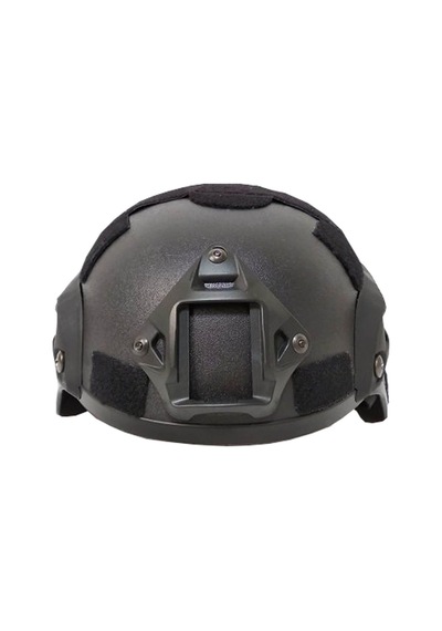 Tactical Airsoft Kask Kompozit Başlık Koruyucu Miğfer Siyah-3823 Siyah