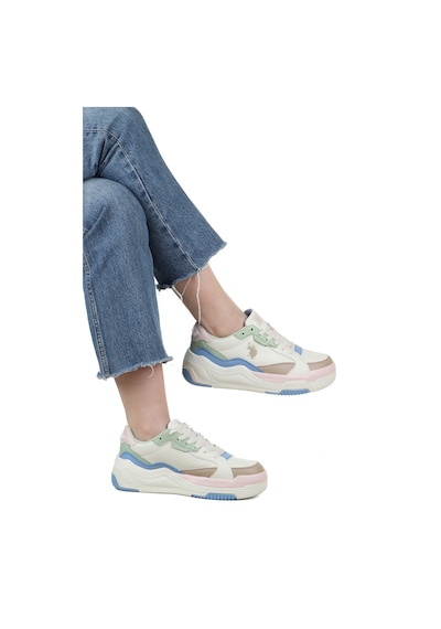 U.s. Polo Assn. Judy 4fx Memory Taban Cilt Kadın Sneaker 867800000624 14 Bej