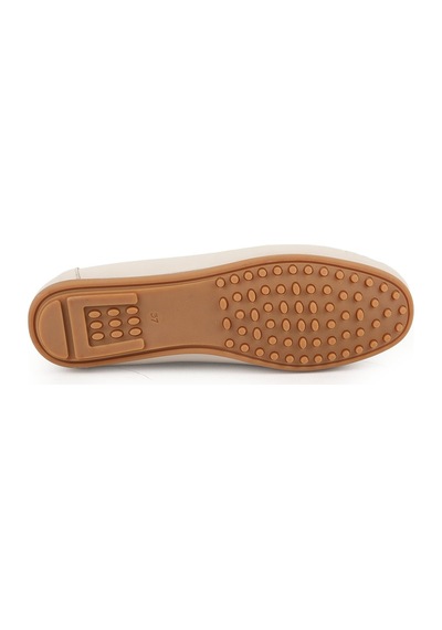 Libero L081.25701 Antik Görünümlü Metal Toka Detaylı Esnek Termo Taban Kadın Loafer Egret Libero L081.25701 Antik Görünümlü Metal Toka Detaylı Esnek Termo Taban Kadın Loafer Egret