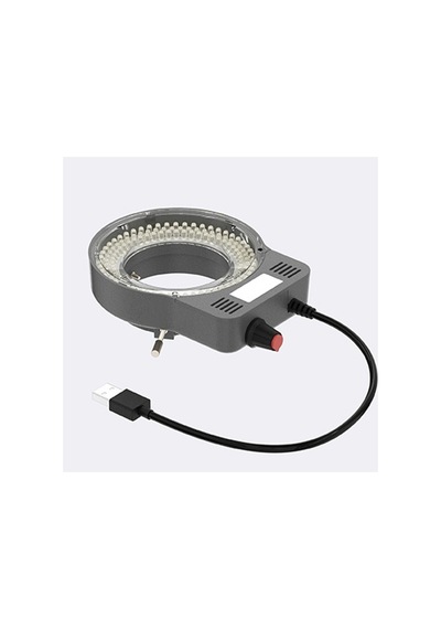 Mikroskop Ring Led Aydınlatma Lambası - Ayarlanabilir Halka Işık Kaynağı Usb'li Renkli