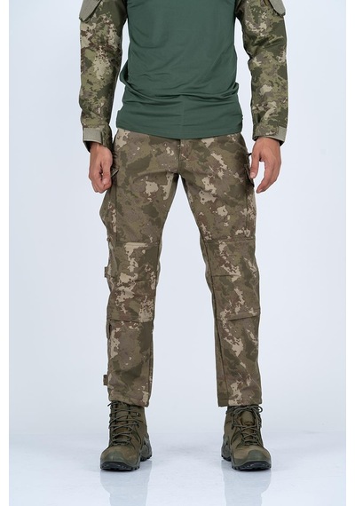 Combat Tactical Pantolon Komando Softshell Kamuflaj - 508-673-piyade Çok Renkli