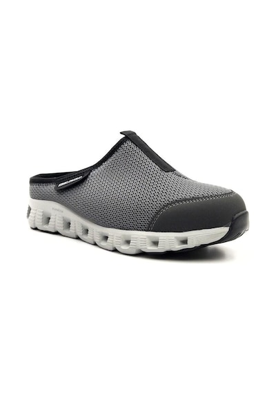 King Paolo H1275 Erkek Önü Kapalı Memory Foam Spor Terlik Füme