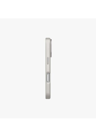 Apple Uyumlu iPhone 17 Pro Kılıf Lyden Vegan Deri Kaplama İnovatif Görünüm Magsafe Premium Kapak Gri