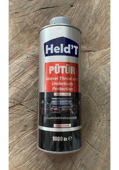 Heldt Pütür Alt Koruma Araç Altı Koruma Boyası Zifti 1 KG Germany Gri Renk