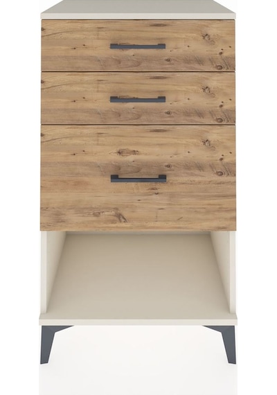 Hyperion Komodin 3 Çekmeceli 60x44x106 Aytaşı-çam Aytaşı