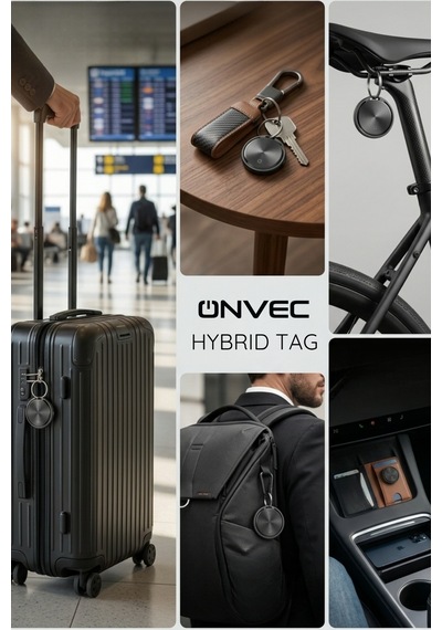 Onvec Hybrid Smart Tag Apple Uyumlu iOS Android Akıllı Eşya Bulucu Takip Cihazı