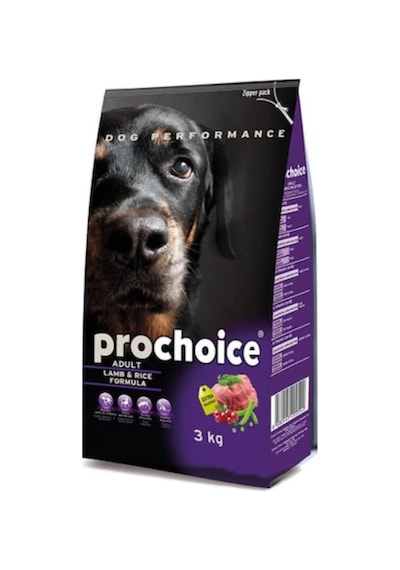 Prochoice Adult Kuzu Etli ve Pirinçli Yetişkin Köpek Maması 3 KG