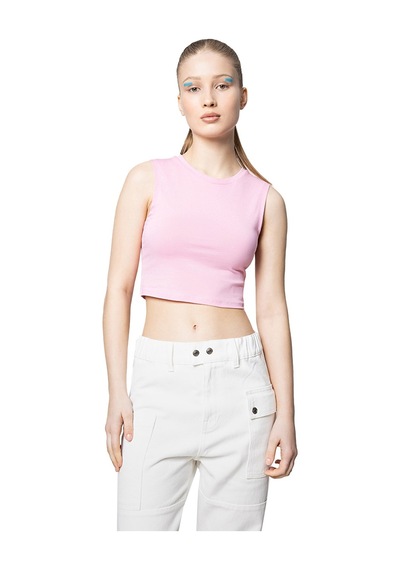 Loft Crop Kadın Atlet Lf2032011 Pembe
