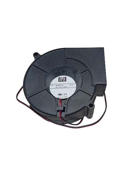 A92hh12 Dc 12v 0.5a 6w 2p Salyangoz Fan 12v 97x94x33mm 30cm Kablolu