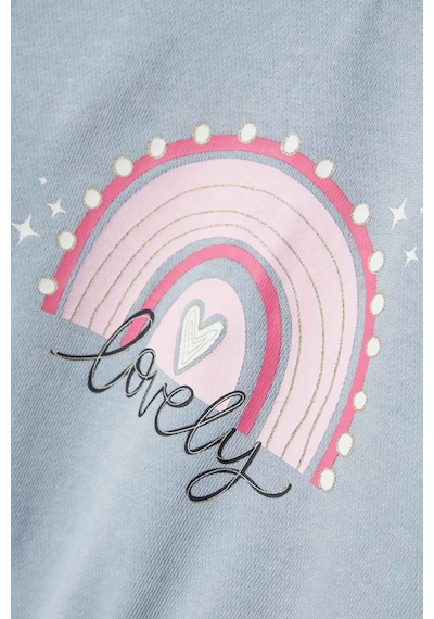 Name It Nmfvenus Ls Nreg Sweat Un Mavi Kız Çocuk Sweatshirt 000000000102263480 Mavi
