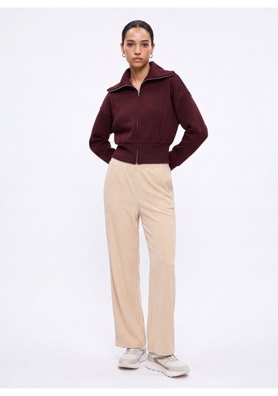 Discovery Expedition D6wl-swt3558 Bordo Kadın Sweatshirt Mürdüm