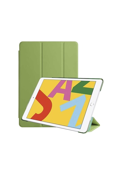 Apple Uyumlu iPad Pro 10.5 7.nesil Kılıf Arkası Silikon Pu Deri 360 Koruma Sc.