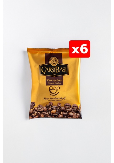 Orta Kavrulmuş Türk Kahvesi 100 Gr Türk Kahvesi X 6 Adet Öğütülmüş