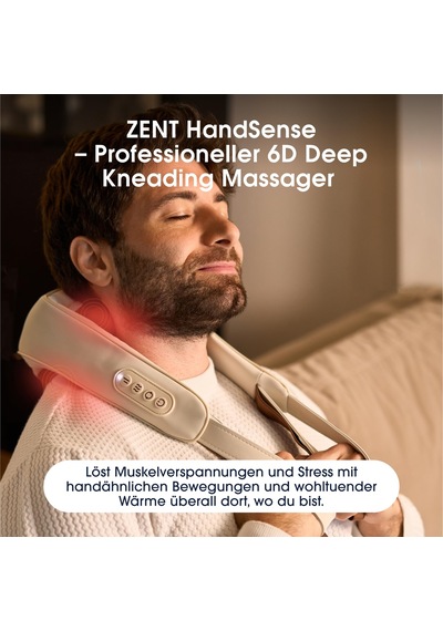 Boyun, Omuz Ve Sırt İçin Zent Handsense Kablosuz Boyun Masaj Cihazı Boyun, Omuz Ve Sırt İçin Zent Handsense Kablosuz Boyun Masaj Cihazı