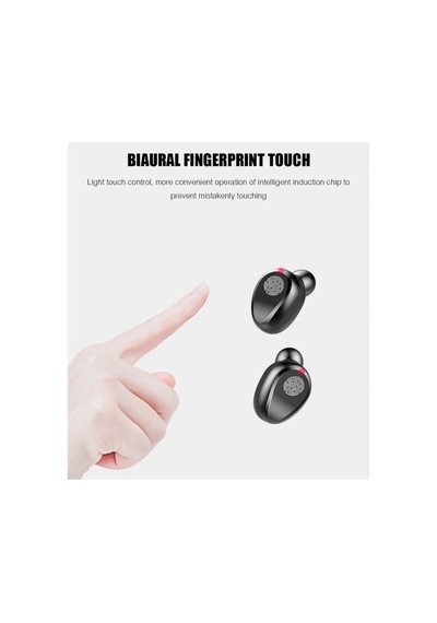 Yemleme Botu Tws Kablosuz Bluetooth Kulaklık Led Dokunmatik Stereo Gürültü Önleyici Kulaklık Spor Kulaklık
