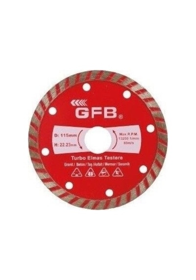 4'lü 115 Lik Mermer Ahşap Sunta Granit Demir Taş Fayans Kesme Disk Seti