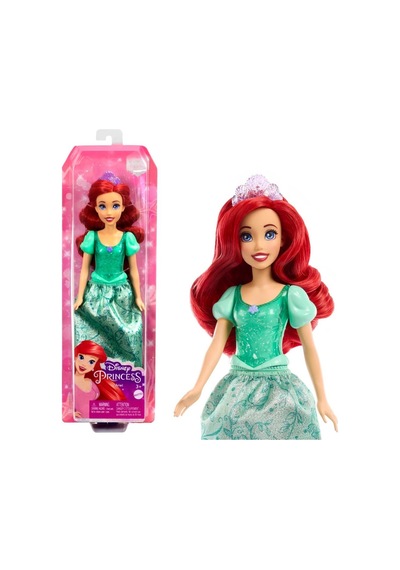 Ariel Model Bebek Kız Çocuklar İçin Parıltılı Kıyafet Ve Aksesuarlarla Disney Prenses