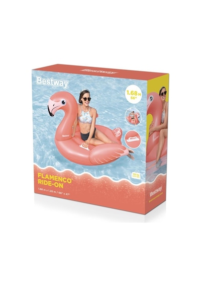 Bestway Flamingo Binici Tutunmalı 168x120cm - 41526