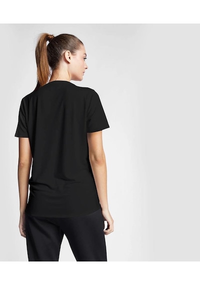 Lescon Kadın Kısa Kollu T-shirt 24s-2204-24b 24btbb002204-siyah Siyah