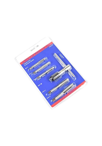 Rekotools-6 Adet Metrik Vidalı Kılavuz T Şeklinde Anahtar Diş Açm