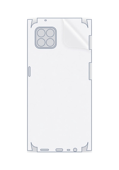 Oppo Reno4 Se Uyumlu Fullbody Arka Kaplama Hidrojel Koruyucu Film