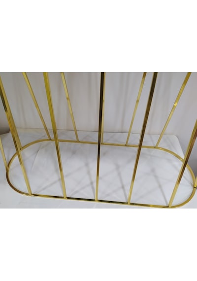 Dresuar Cadde Metal Transmisyon Gold Renk Kaplama Iskelet Temper Altın Dresuar Cadde Metal Transmisyon Gold Renk Kaplama Iskelet Temper Altın