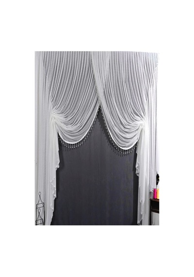 Yeni Sezon Trend Spor Desenli Kruvaze Salon Ve Misafir Odalarına Uygun Tül Perde Sık Pile Kırık Beyaz Kırık Beyaz Yeni Sezon Trend Spor Desenli Kruvaze Salon Ve Misafir Odalarına Uygun Tül Perde Sık Pile Kırık Beyaz Kırık Beyaz