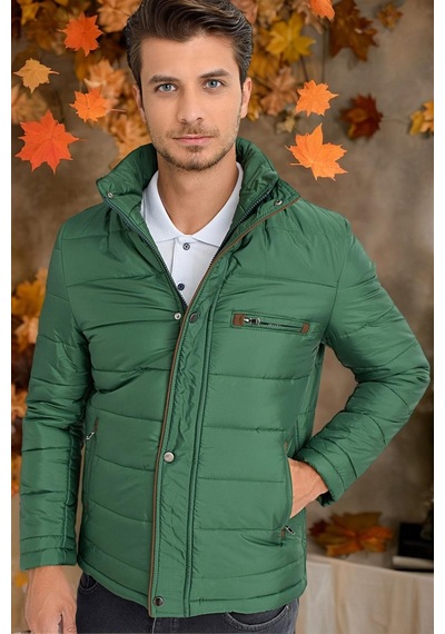 M8625 Dewberry Erkek Mont-düz Yeşil Düz Yeşil