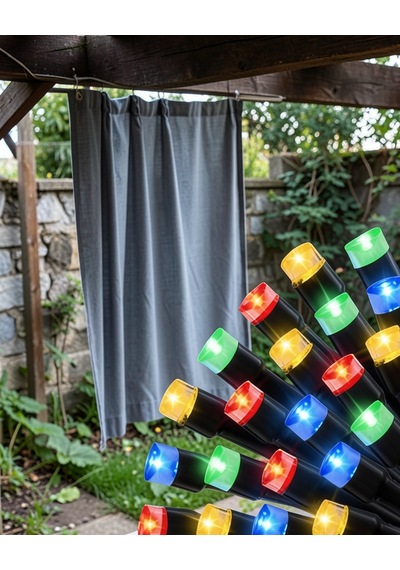 Led Işık Perde 2x2 Metre Su Geçirmez Uczzz2x2perdeled-3 Çok Renkli