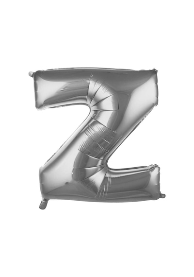 Folyo Balon Harf Gümüş Renk 100 Cm 40 İnc Helyum Uyumlu Z
