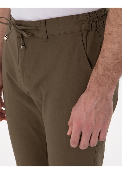 Pierre Cardin Erkek Haki Pantolon Kanvas-chino 50308086-vr027 Haki