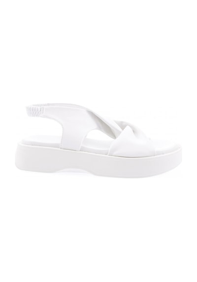 Dgn 4848-22y Kadin Kalin Bantli Sandalet 4848-2027-R0198 Beyaz