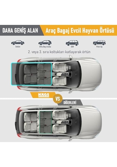 Ayrex Haegs Araç Bagaj Örtüsü, Evcil Hayvan Köpek Bagaj Koruma Kılıfı - Suv, Sedan, Pickup Panelvan Bagaj Havuzu Genel Ayrex Haegs Araç Bagaj Örtüsü, Evcil Hayvan Köpek Bagaj Koruma Kılıfı - Suv, Sedan, Pickup Panelvan Bagaj Havuzu Genel