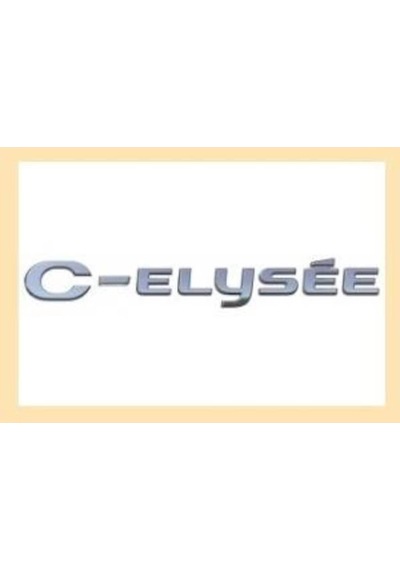 Bagaj Kapak Yazısı ( C-Elysee ) Cıtroen C Elysee 12-