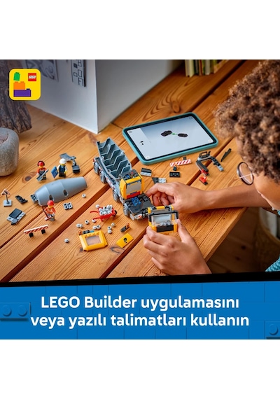 LEGO® City Beton Mikseri 60478 - 7 Yaş ve Üzeri Çocuklar İçin Minifigür İçeren Yaratıcı Oyuncak Yapım Seti (371 Parça)