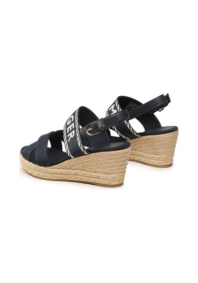Tommy Hilfiger Tommy Hılfıger Kadın Sandalet Fw0fw07091-dw6 Lacivert