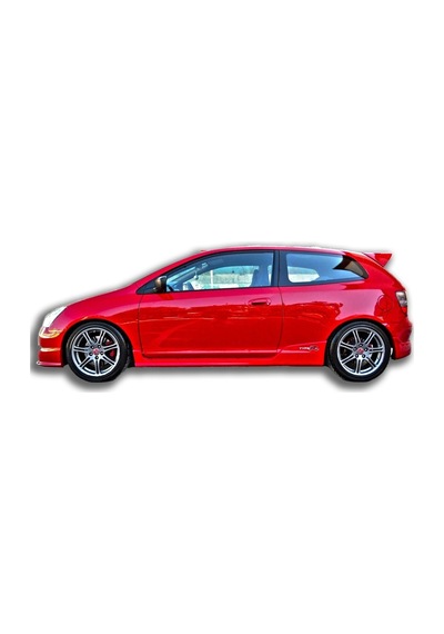 Kit Garaj Civic Sport Ep2 Ep3 Yan Marşpiyel Çift Plastik Boyasız