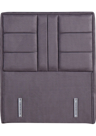 Premium Bamboo Sleepy Baza Başlık Gri Ikili Set Yatak Dahil Değildir 100 x 200