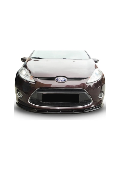 Ford Fiesta Mk6 Ön Lip Plastik Parlak Siyah Karlık-ön-ek-bodykit 2008 2009 2010 2012 Makyajsız Kasa