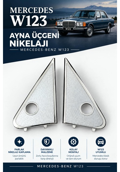 Mercedes W123 Ayna Nikelaj Takımı