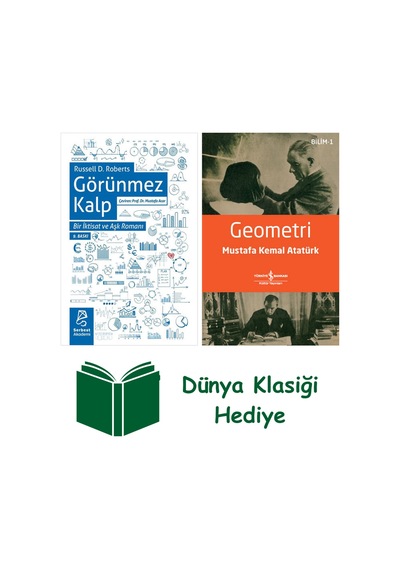 Görünmez Kalp + Geometri + Dünya Klasiği Hediye