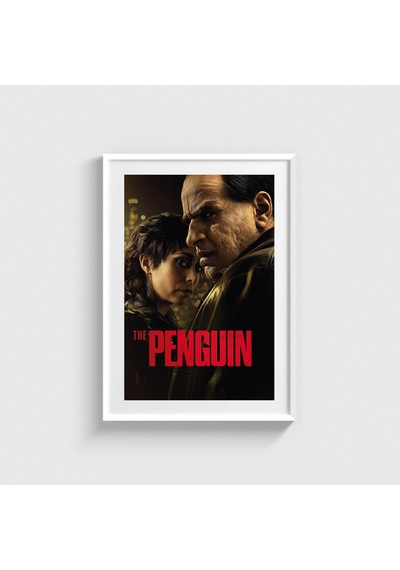 The Penguin Dizi Posteri Tablo Çerçeveli Poster Duvar Dekorasyonu Beyaz Çerçeveli Tablo Beyaz Çerçeveli Tablo Dn11d541beyaz