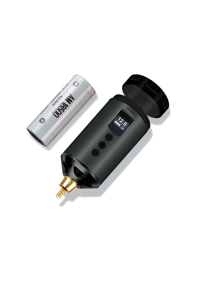 Ava W10 Kablosuz Rca Dövme Makinesi Bataryası 4.2-12v Ayarlanabilir Wireless Power Supply - Çift Batarya