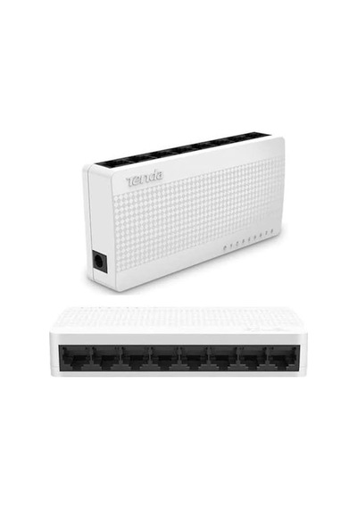 Tenda S108 8 Port 10/100 Mbps Switch Plastik Kasa
