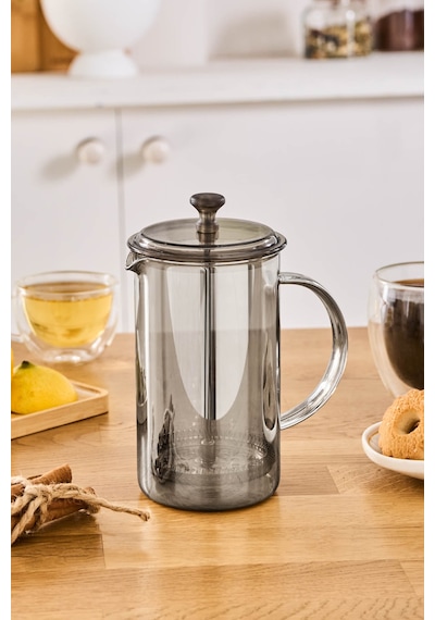 Karaca Alina French Press Gri 600 Ml Gri