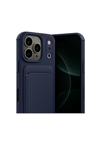 Apple İphone Uyumlu 17 Pro Kelvin Kartvizitli Silikon - Lacivert Çok Renkli