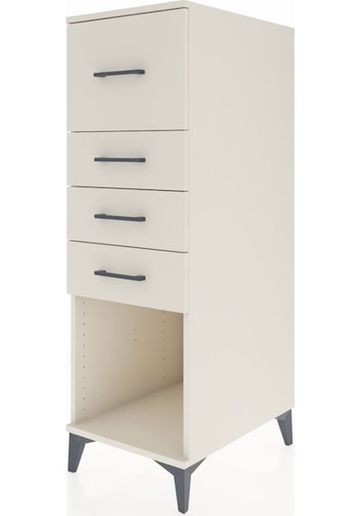 Kronos Dolap 4 Çekmeceli 44x59x134 Aytaşı-aytaşı Aytaşı