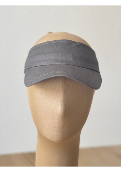 Aida Jewelss Pamuk Sporcu Koşu Tenis Vizör Şapka Arka Kısmı Ayarlanabilir Unisex Vizör Şapka Lacivert.