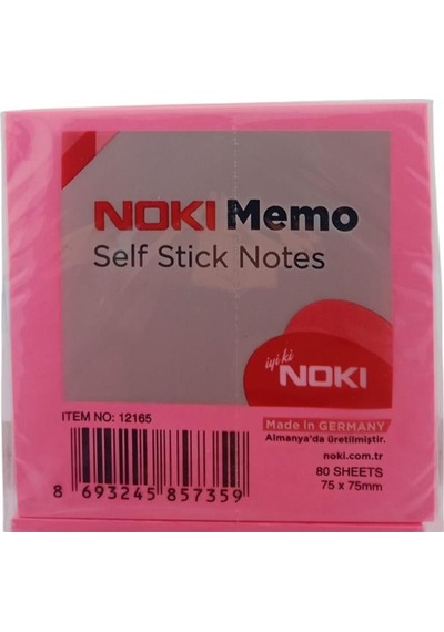 Noki Post-it Memo 76x76 Mm Koyu Pembe